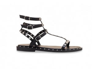 Sandale noir Cassie - Tropico Shoes