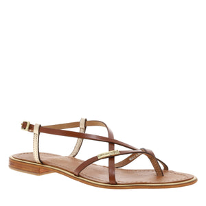 Sandale Monaco Tan/Or